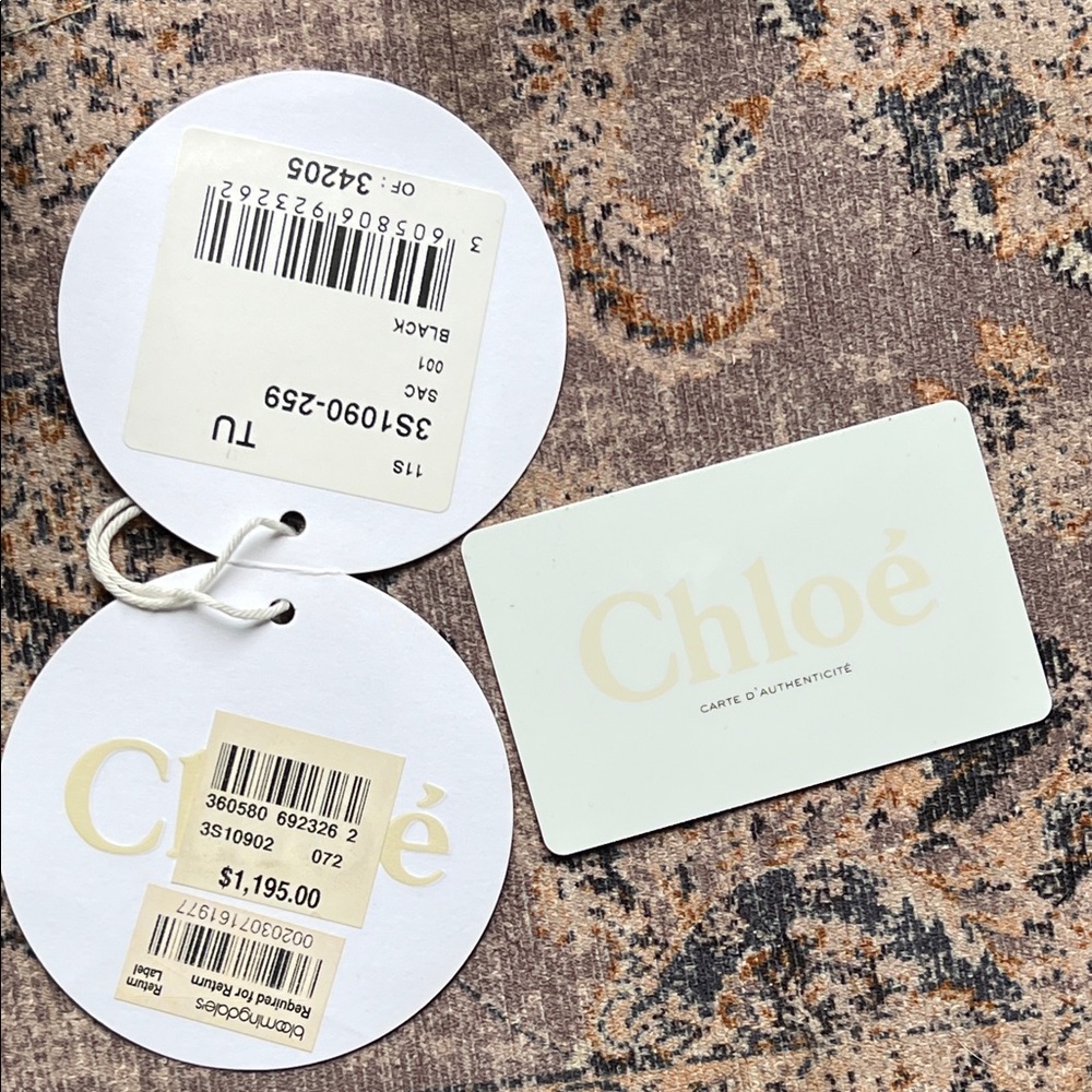 Black Chloe Marcie Bag Medium - Picture 10 of 15